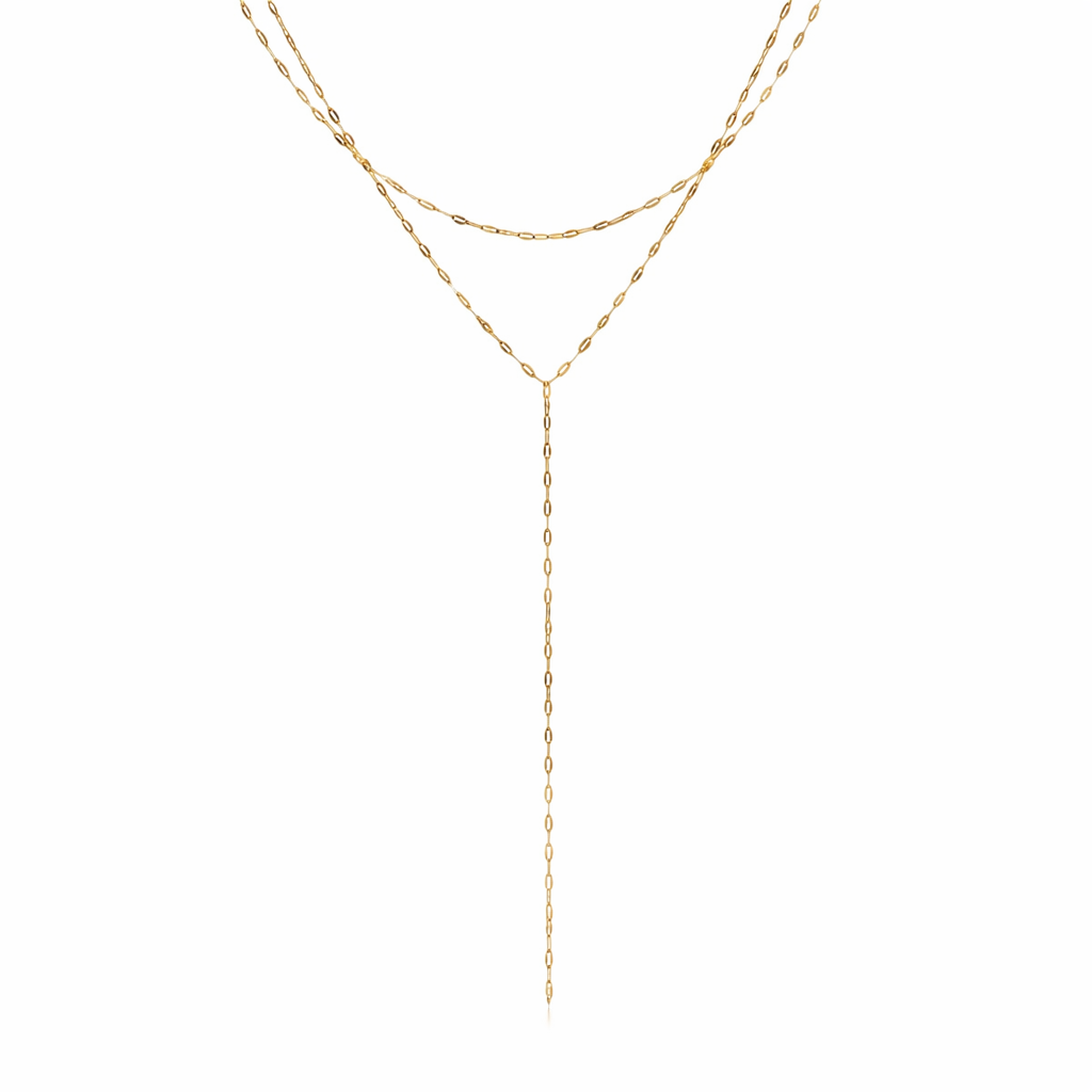 Core Layered Drop Necklace