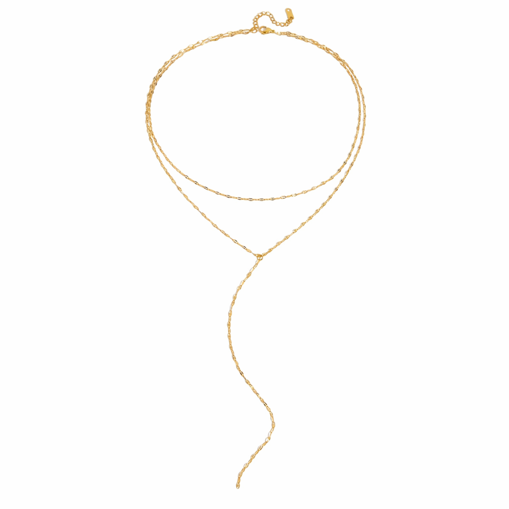 Core Layered Drop Necklace