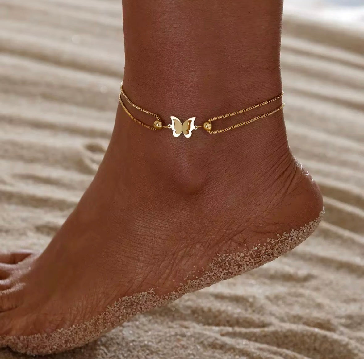 Core Golden Flight Anklet