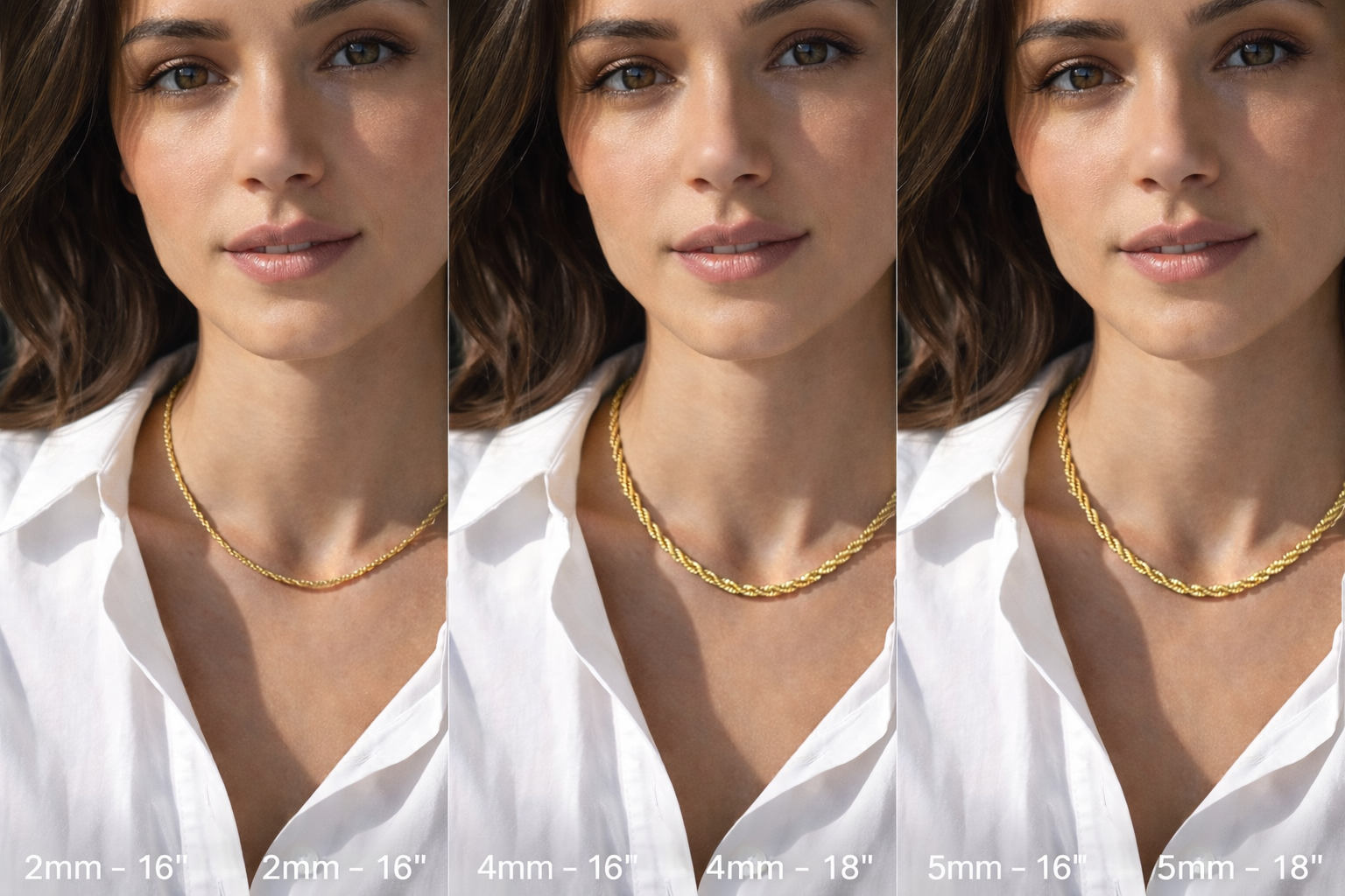 Core Collection Rope Chain
18K PVD Stainless Steel Necklace