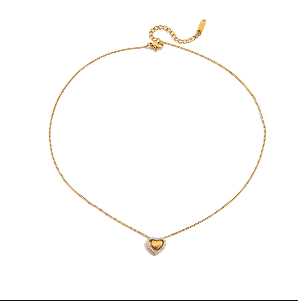 Core The Heart of Gold | 18K PVD Gold 304 Stainless Steel Waterproof Jewelry