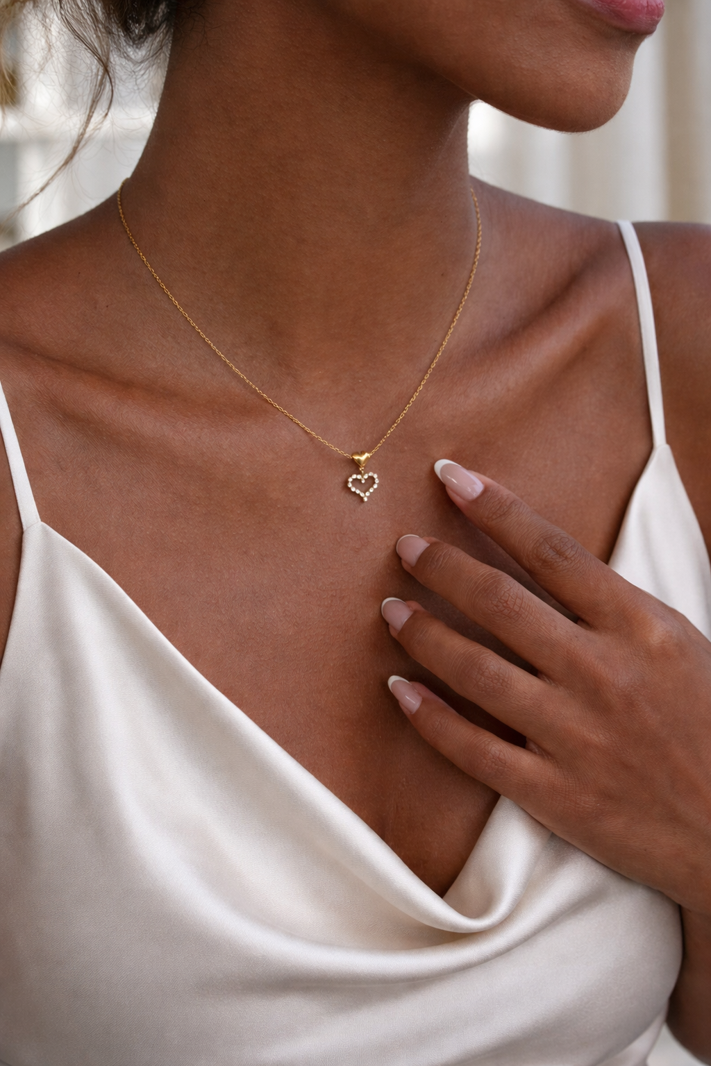 Core Open Heart | 18K PVD Gold 304 Stainless Steel Waterproof Jewelry