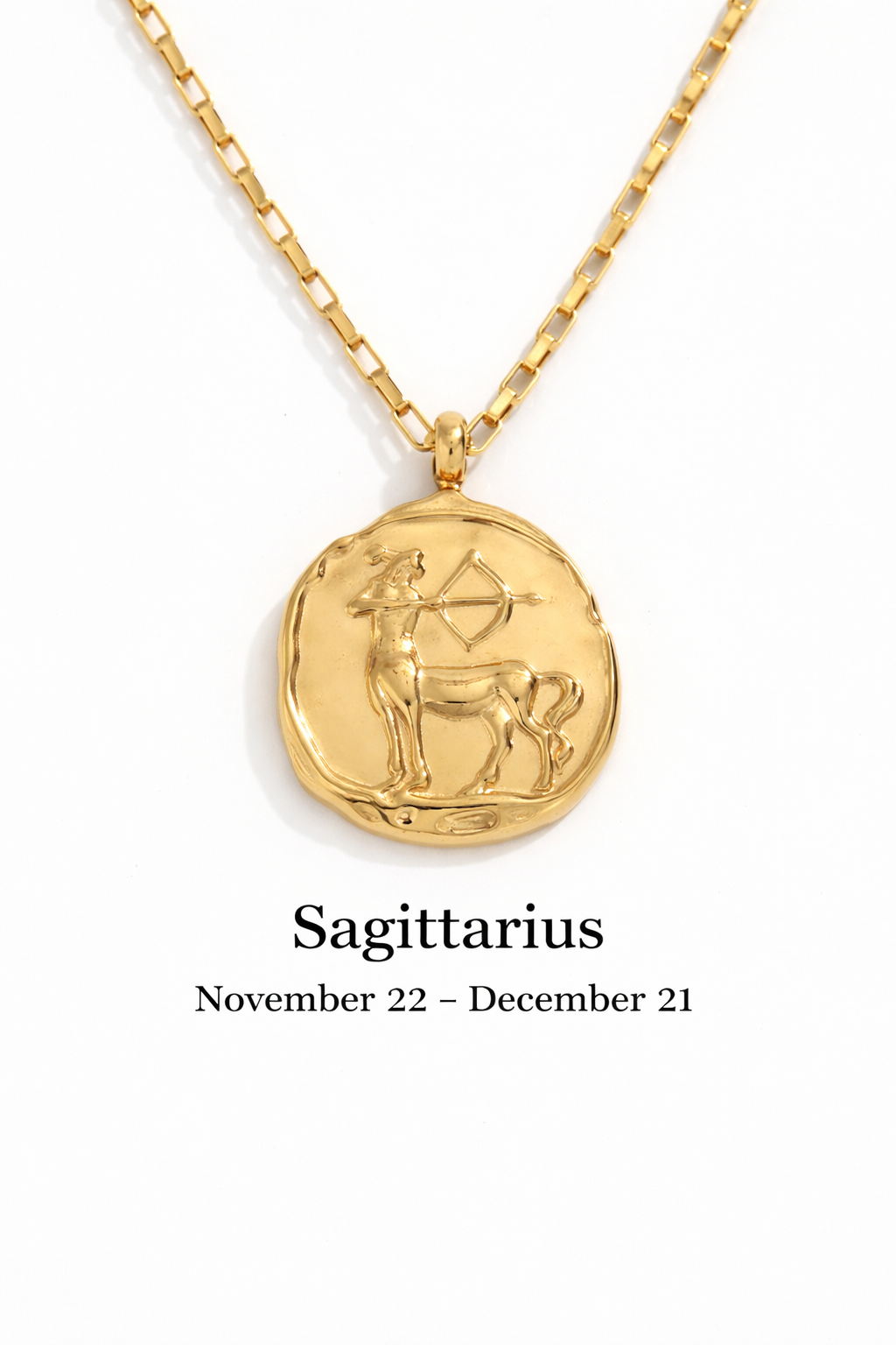 Core Zodiac Coin Necklace