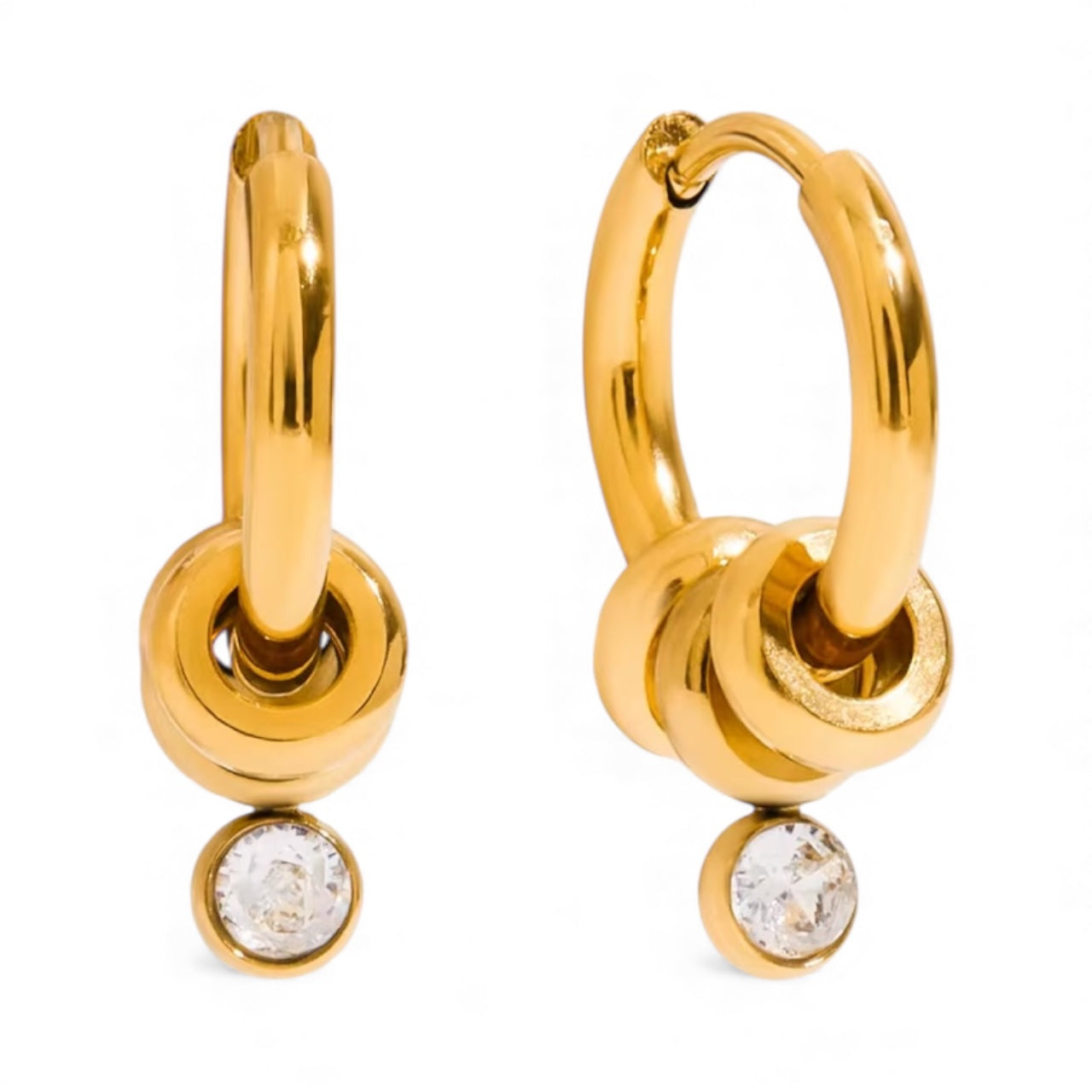 Flirty Huggie Earrings