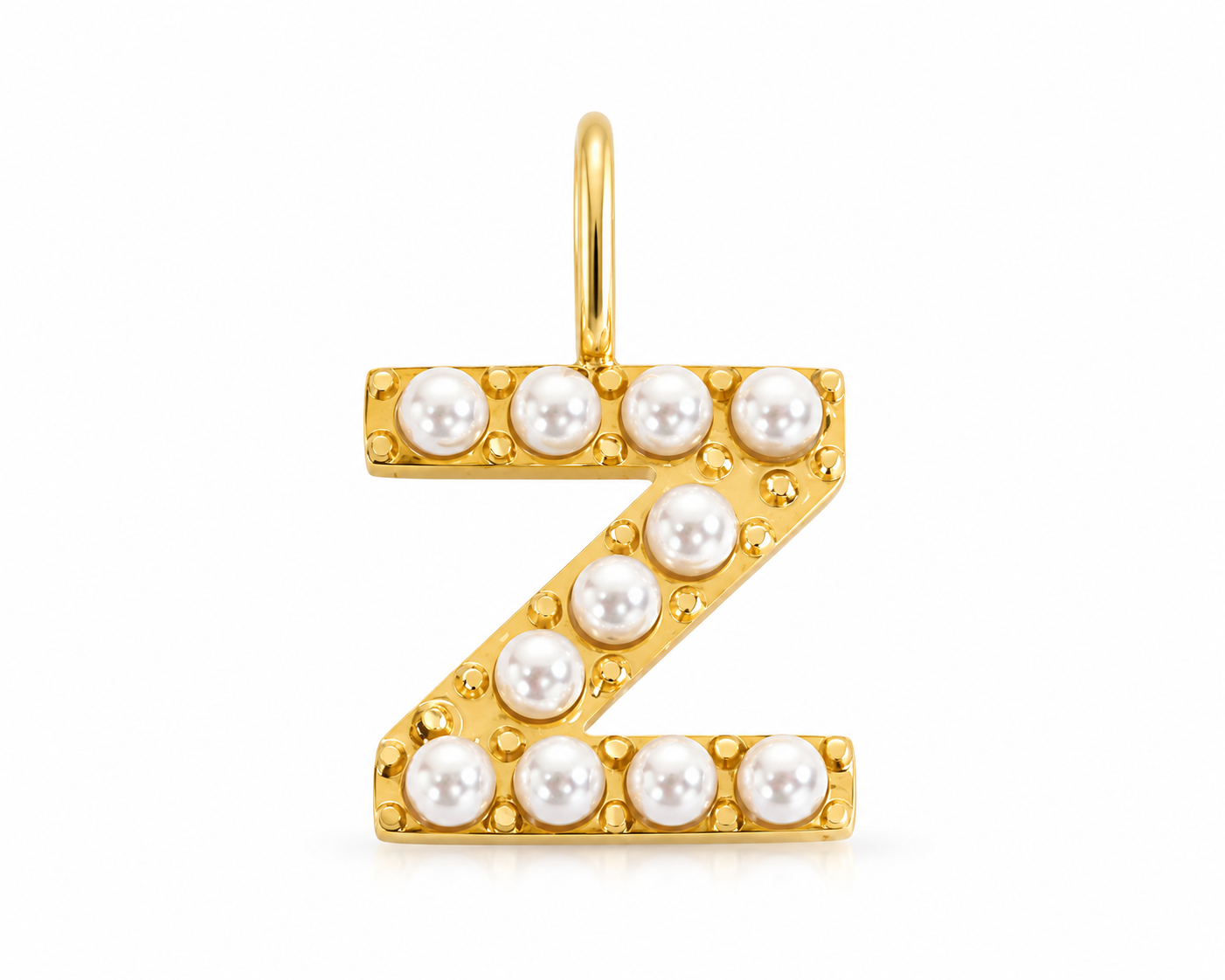 Core Pearl Initial Charm (Necklace sold separately)