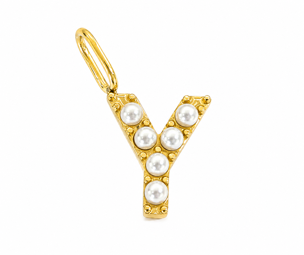 Core Pearl Initial Charm (Necklace sold separately)