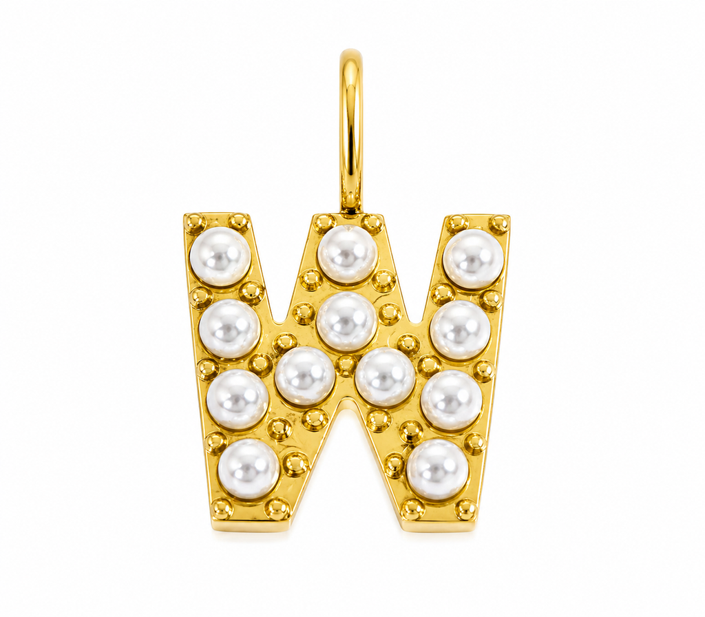 Core Pearl Initial Charm (Necklace sold separately)