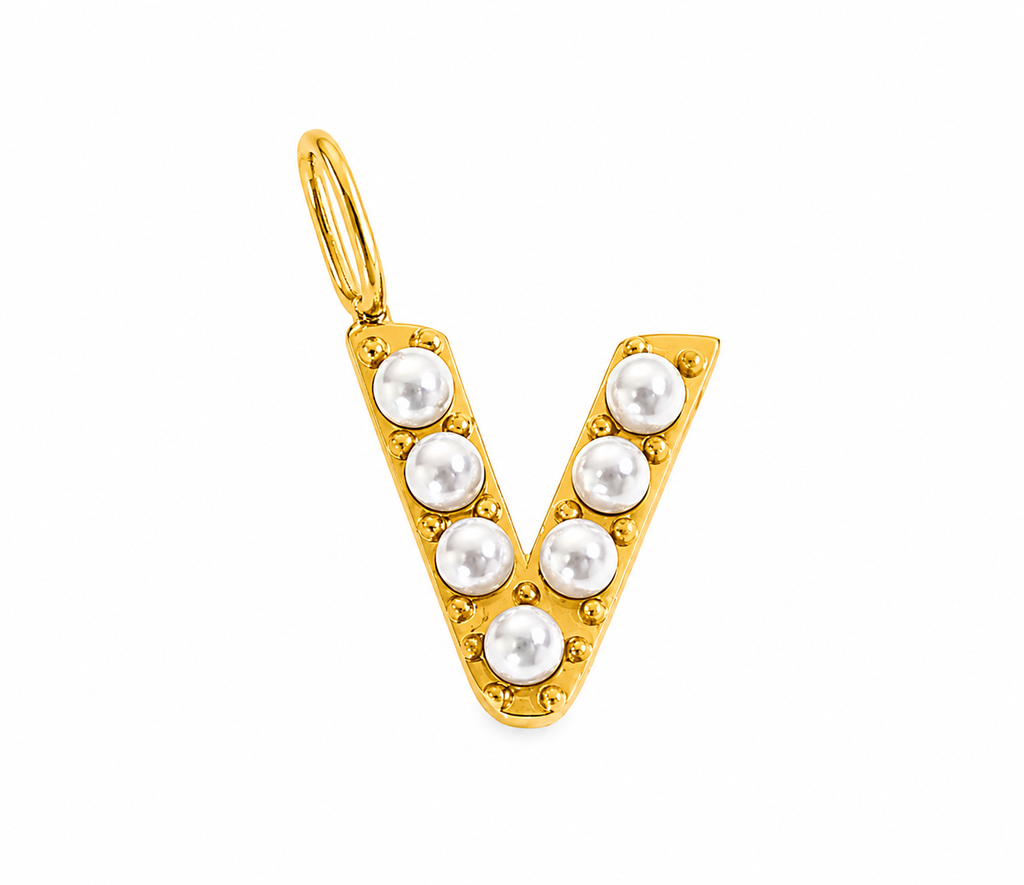 Core Pearl Initial Charm (Necklace sold separately)