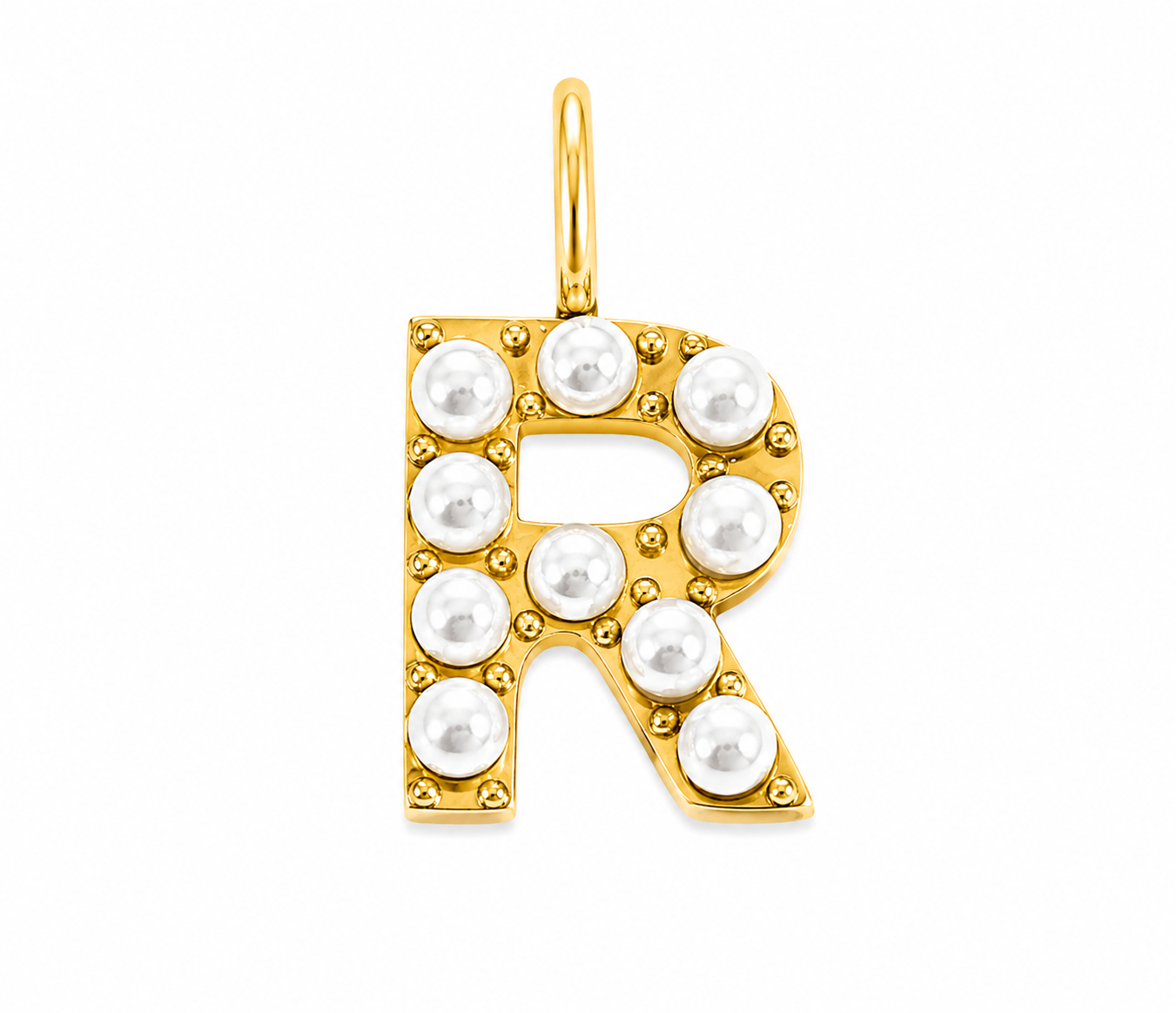 Core Pearl Initial Charm (Necklace sold separately)