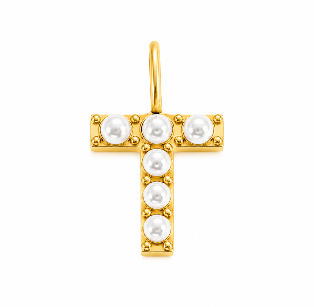 Core Pearl Initial Charm (Necklace sold separately)