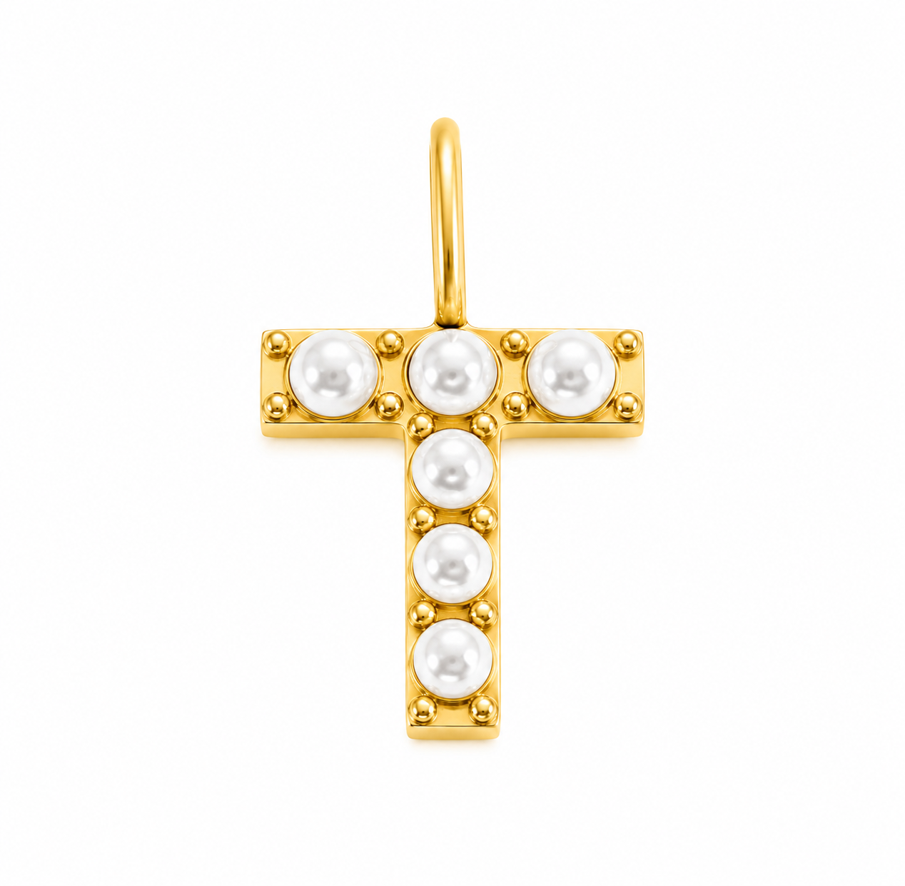 Core Pearl Initial Charm (Necklace sold separately)