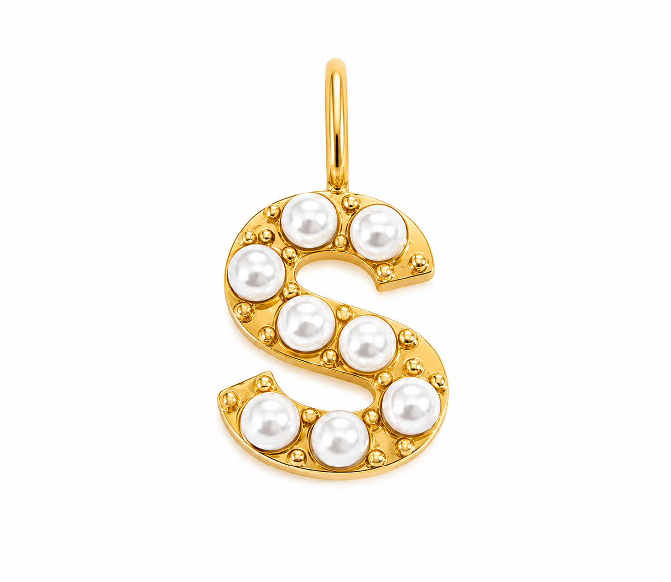 Core Pearl Initial Charm (Necklace sold separately)
