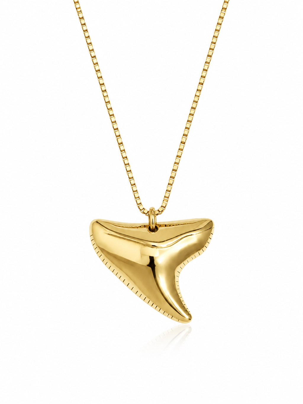 Core Momentum Shark Pendant Necklace

18K PVD Gold Stainless Steel