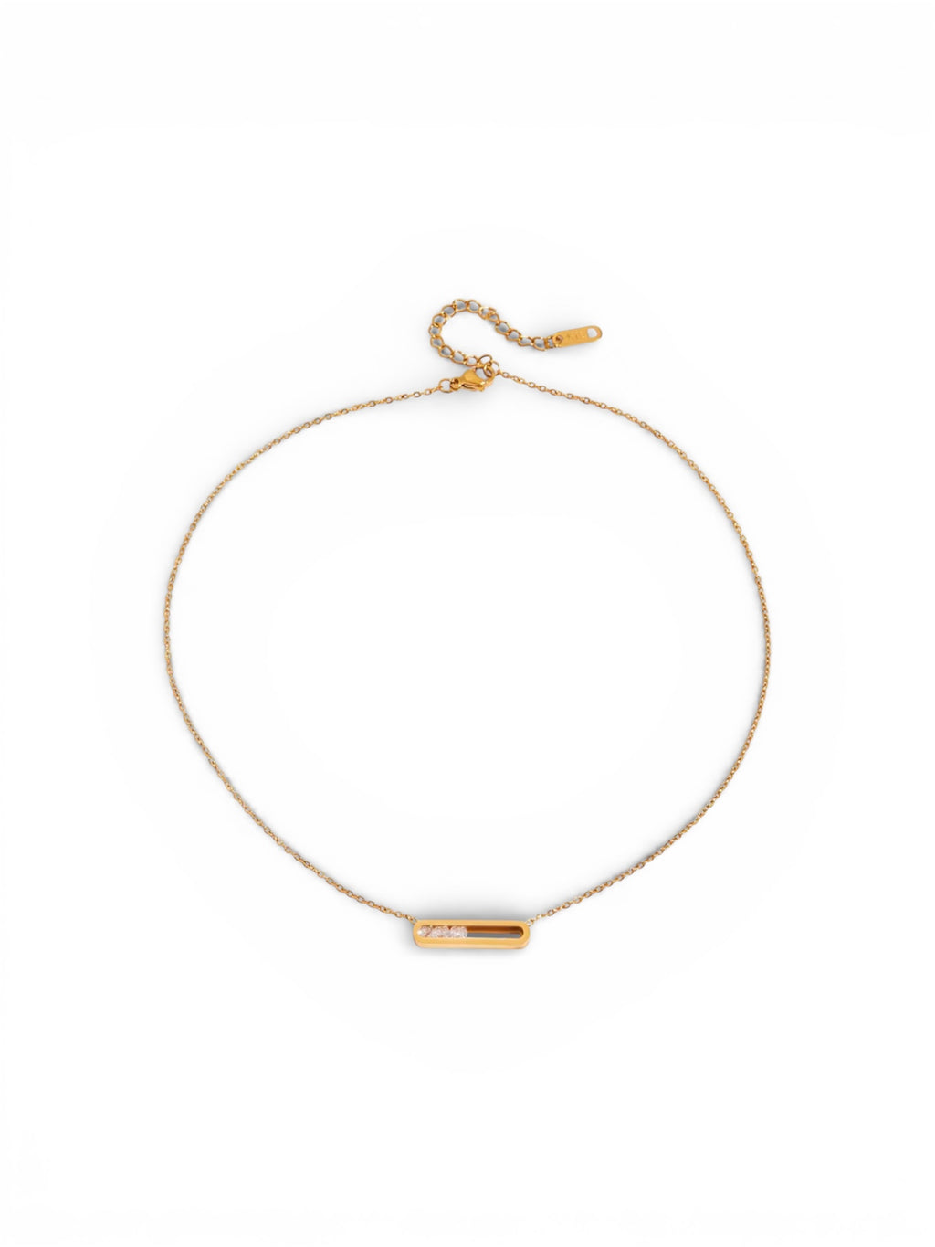 Essentials Trivelle Necklace  | 18K Gold 304 Stainless Steel Waterproof Jewelry
